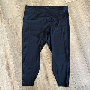 Nike Dri Fit Women's Black‎ Crop Yoga Pants Plus Size 3X Training Stretch